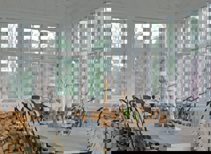 Uteromsprisen Vinterhage Hvitmalt Spisestue13