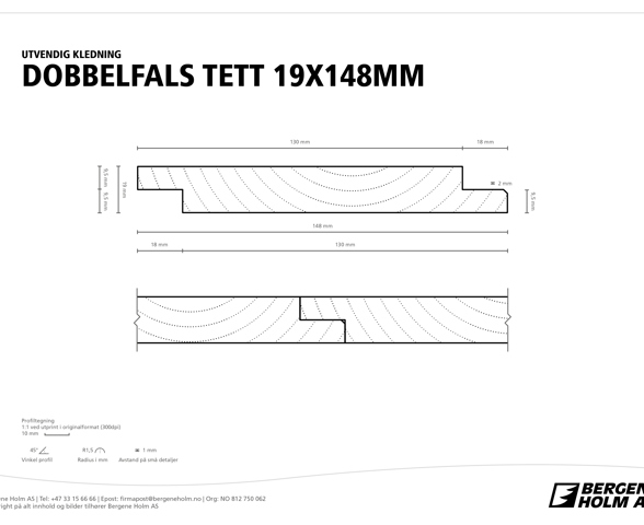 Profilbilde av Kledning Dobbelfals tett
