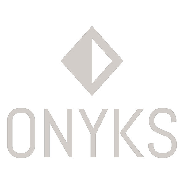 Logoen til Onyks i grå